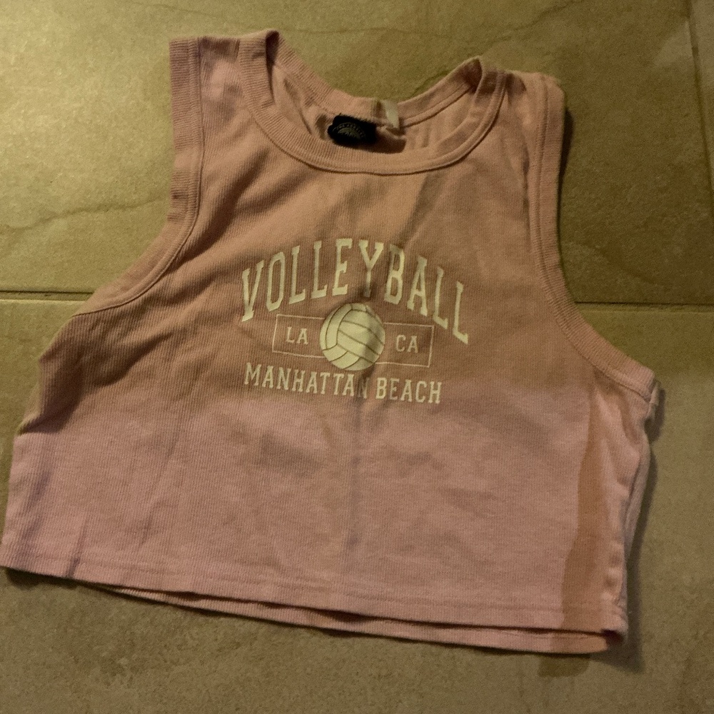 Women’s Medium Pacsun Volleyball Cropped Tank Top